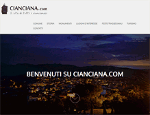 Tablet Screenshot of cianciana.com